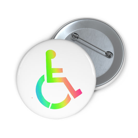 Rainbow Wheelchair Button