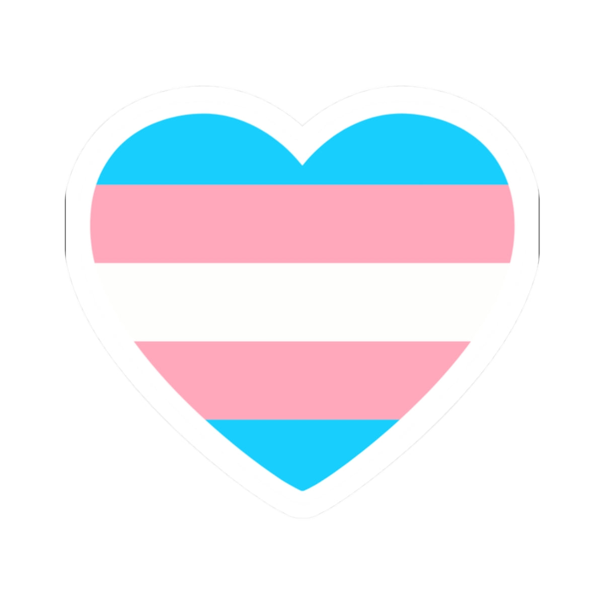 Trans Heart Sticker