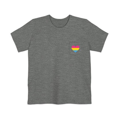 Pansexual Heart Pocket Tee
