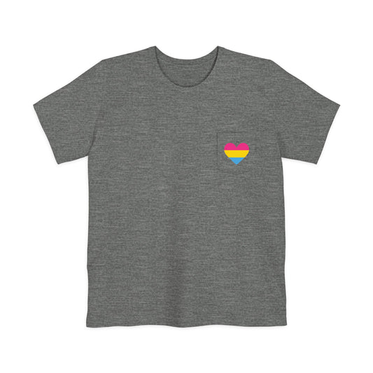 Pansexual Heart Pocket Tee