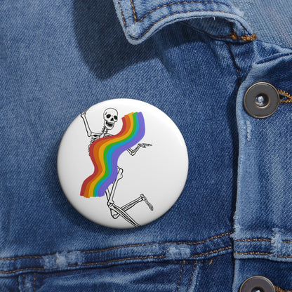 Skeleton Pride Button