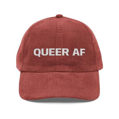 Queer AF Corduroy Cap