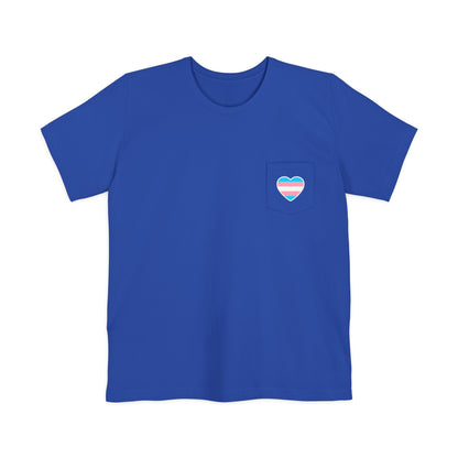 Trans Heart Pocket Tee