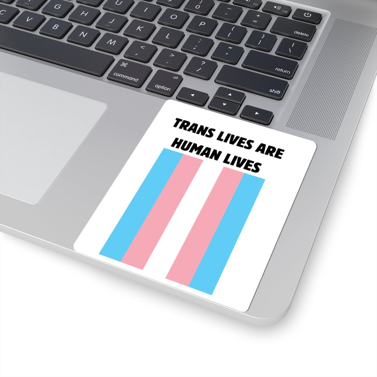 Trans Lives Are Human Lives Sticker