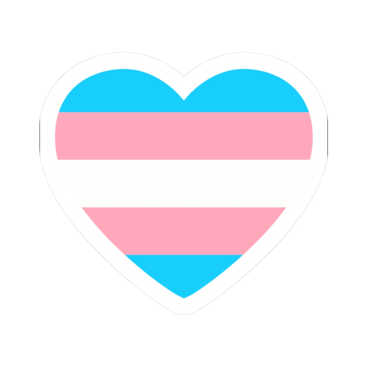Trans Heart Sticker