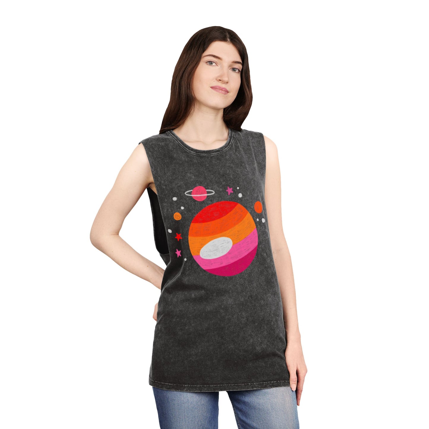 Lesbian Space Stonewash Tank