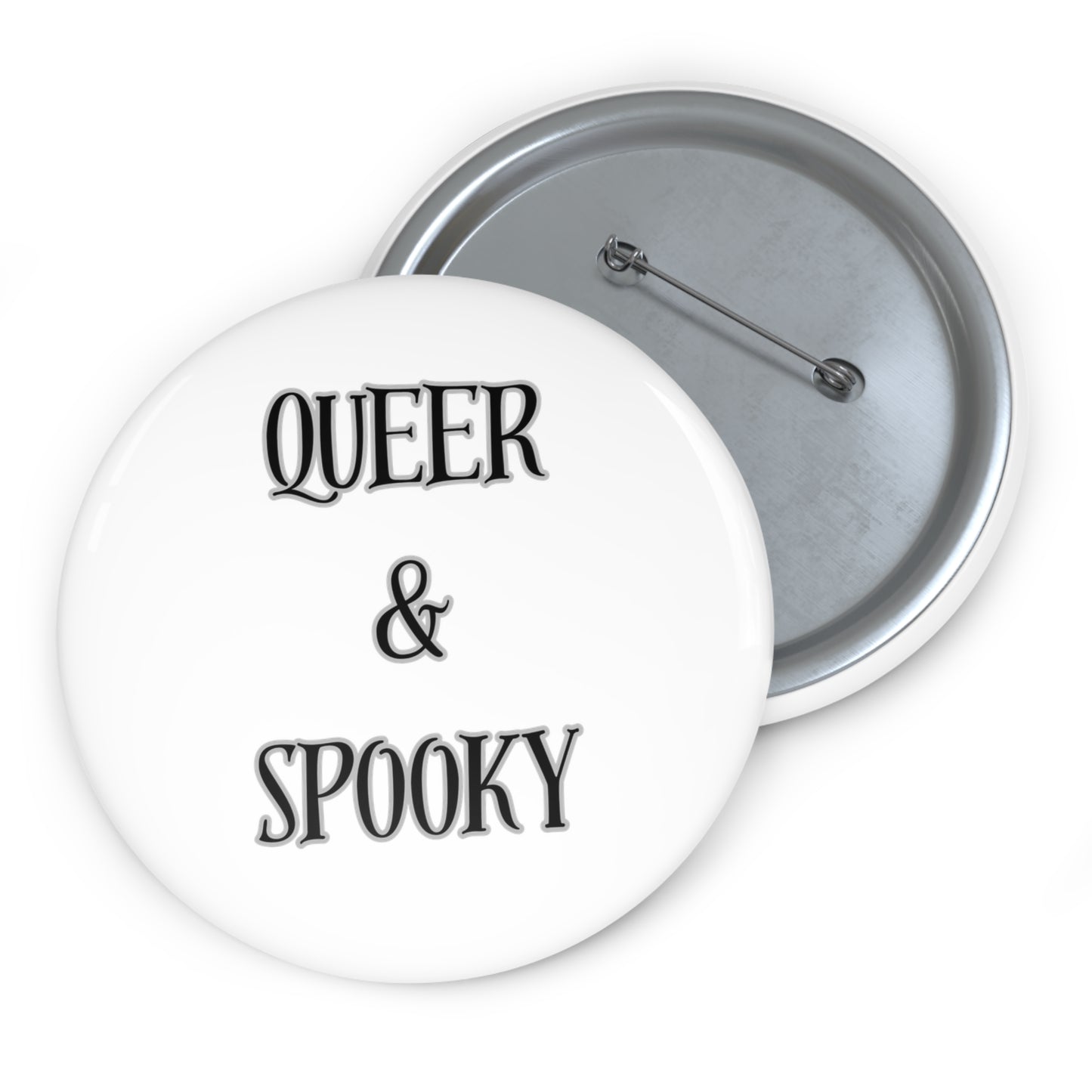 Queer & Spooky Button
