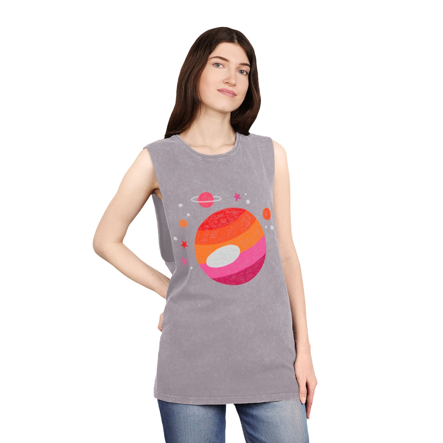 Lesbian Space Stonewash Tank