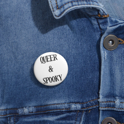 Queer & Spooky Button