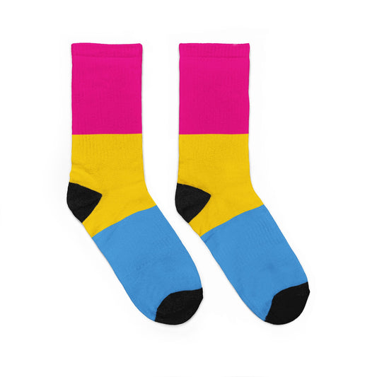 Pansexual Pride Crew Socks
