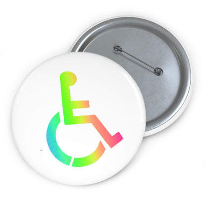 Rainbow Wheelchair Button