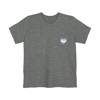Trans Heart Pocket Tee
