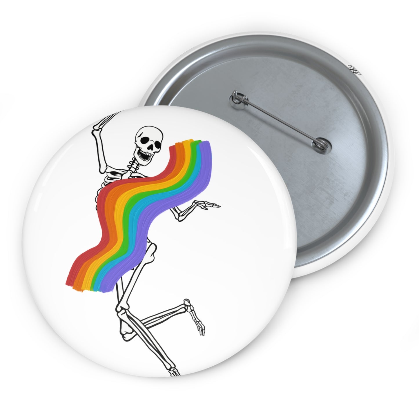 Skeleton Pride Button