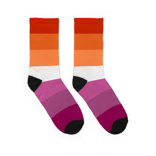 Lesbian Pride Crew Socks