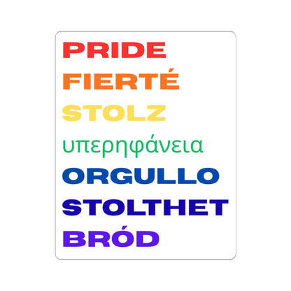 Pride Multilingual Sticker